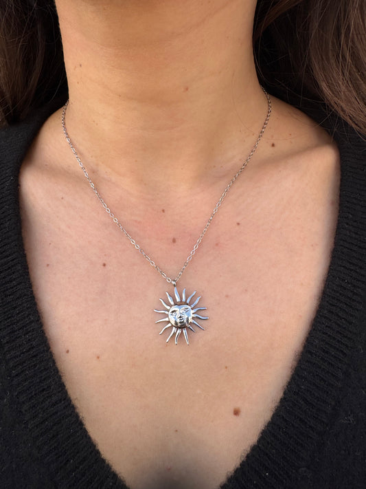 Collar Sol Plata