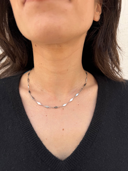 Collar Cometa Plata