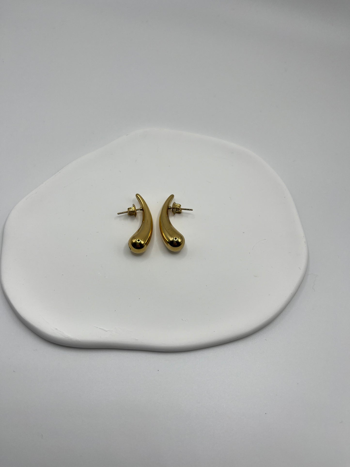 Pendiente Estalactita Dorado